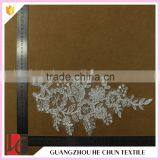 HC-2161-1 Hechun Latest Fashion Flower Shape Sequin Lace Applique Embroidery thumbnail-4