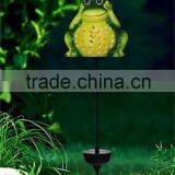 outdoor ceramic animal led solar powered garden lawn ornaments