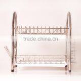 Latest RG628 2 Tiers Stainless Steel Decorative Dish Rack Quality Choice thumbnail-5