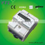 Three phase DIN-Rail electric meter