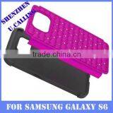 China Factory Price For Samsung Galaxy S6/S6 Edge Bling Diamond Shockproof Silicon Case thumbnail-4