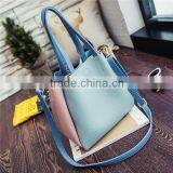 Double-sided women leather handbags girls multi-bucket shoulder bags                        
                                                                                Supplier's Choice