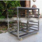 FOOD BREAD TROLLEY 8 Layers 16 Pans Stainless Steel Trolley thumbnail-2