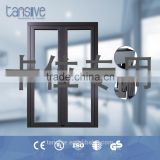 2016 top supplier tansive construction shanghai factory wholesale double glazed aluminum profile glass sliding door