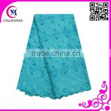 2015 newest fashion african embroidery high quality plain color CCL-5S037 dry lace
