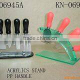4pcs Cheese Tools Set With Holder thumbnail-1