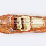 RIVA AQUARAMA SPEED BOAT, WOOD CRAFTS OF VIETNAM - MODEL SHIP HANDMADE thumbnail-2
