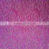 China Factory Wholesale Polyester Nylon Floral Jacquard Knit Fabric for Making Bras thumbnail-1