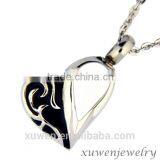 Enamel Heart Stainless Steel Jewelry for Cremation Ashes