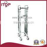15 Pans Stainless Steel Higher Tray Trolley thumbnail-1