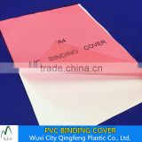 100micron 125micron 150micron Red a3 a4 Hard Book Binding Cover Plastic Sheets