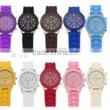 Multicolor Ladies Watch Band Geneva Sport Watch Stainless Steel Quartz in High Quality thumbnail-6