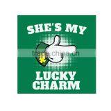 Daijun Oem Anti Wrinkle Low Price Green Fashion Design Couple t Shirts thumbnail-5