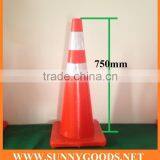 Height 750mm High Quality PVC Colored Trafic Cones thumbnail-1