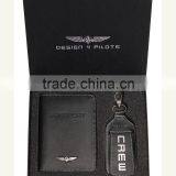 Vintag Leather Passport Holder and Leather Luggage Tag as A Set thumbnail-1