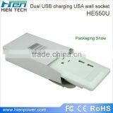 America Type USB Wall Socket 1 Gang 2 USB Ports thumbnail-6