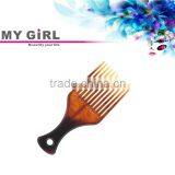 MY GIRL 2016 Wholesale Morden Moon Design Fluff Comb Black Mens Plastic Magic Laser Hair Comb thumbnail-3