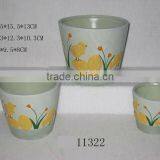 Terracotta Spring Flower Pot