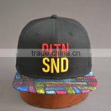 BSCI Aduit Custom 6-panel Snapback Cap With Embroidery thumbnail-2