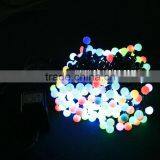 CE RoHS Outdoor Use RGB Change Led Garland Light With Ball Cover