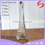 2016 New Style Laminate Mini Tower Shape Artware Glass Bottle Wholesale thumbnail-6