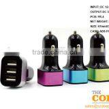 A3 three USB port car charger,3 port car charger,cheap car usb charger,Auto Charger