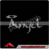 Beautiful Rhinestone Heat Transfer Letters Angel thumbnail-1