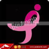 Wholesale Pink Breast Cancer Ribbon Vinyl Heat Transfers thumbnail-1