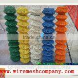 Cheap!PVC Coated Chain Link Fence in Black Color /diamond Mesh Fence