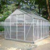 High Cost Performance Hobby Aluminium 6mm Polycarbonate Garden Prefabricated Greenhouses HX66 Series thumbnail-2