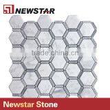 Newstar Bathrooms Shower Tile Design Marble for Flooring Mosaic thumbnail-1