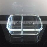 1L Hi-borosilicate Square Glass School Bento Lunch Box Leakproof thumbnail-3