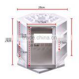 Tabletop Rotating Cosmetic Organizer Storage /Makeup Display Box Holds Up 200 Pieces thumbnail-3