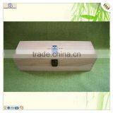 Fashion Handmade Unique Design Logo Wooden Wine Gift Box thumbnail-1
