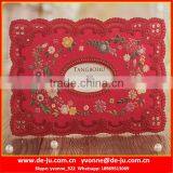 Provide Wedding Cards Custon All Ceremony Crad Wedding Invitation Silk Boxes thumbnail-1