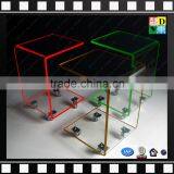 Clear Acrylic Serving Cart Glass Moving Trolley From Shenzhen Yidong thumbnail-3