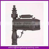 Cast Iron Decorative Antique Standing Mailbox thumbnail-3