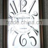 Stainless Steel Metal Rectangle Shape Fashion Wall Clock thumbnail-2