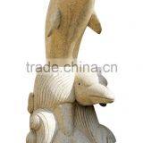 Garden Marble Dolphin Sculpture Fountains,Animal Statue thumbnail-1
