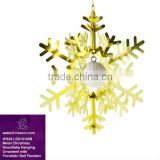 Hot Sale Metal Christmas Snowflake Hanging Ornament Stand with Porcelain Ball Pendant WS331-SS10100B