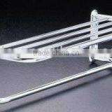 Chrome Steel Wire Wall Mouted Towel Stand thumbnail-1