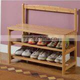 2015 New Design Entrance Can Sit Wooden Shoe Rack thumbnail-1