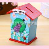 Colorful Cartoon Kids Gifts Wooden Money Box,saving Box thumbnail-1