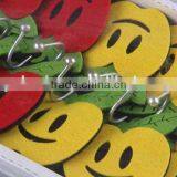 12PC Sucker Type Fruit Shaped Felt Cloth Hook thumbnail-4