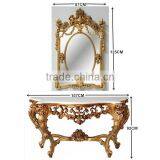Victorian Reproduction Furniture Console Tabel Sets For Living Room Decor thumbnail-5