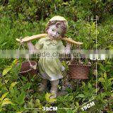 Christmas Garden Statue Decorations Fiberglass Garden Child Statue thumbnail-1