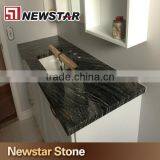 Newstar Silver Dragon Black Marble for Luxury Commercial Bathroom Vanity Top thumbnail-1