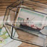 Large Wedding Card Holder Glass Box Mailbox Geometric Terrarium thumbnail-3