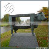 Garden Art Metal Cow Sculpture thumbnail-1