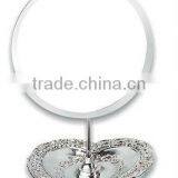 Fashion and Round Plastic Double Cosmetic Mirror thumbnail-1